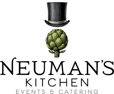 A logo featuring a top hat above an artichoke, accompanied by the text "Artichoke Events & Catering" below.