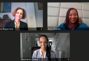 Panelists at the 2.24 leading diversity virtual lecture